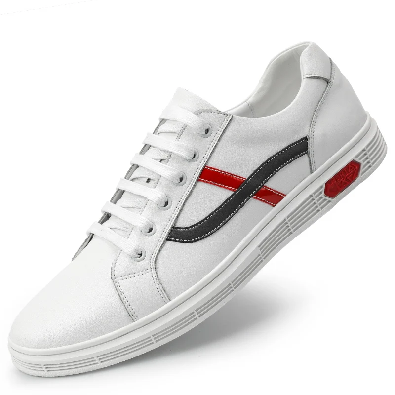 Кроссовки мужские из натуральной кожи роскошная повседневная обувь для вождения