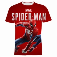 short sleeve t shirts for male summer marvel spider man 3d print children t shirts streetwear men women tee shirts