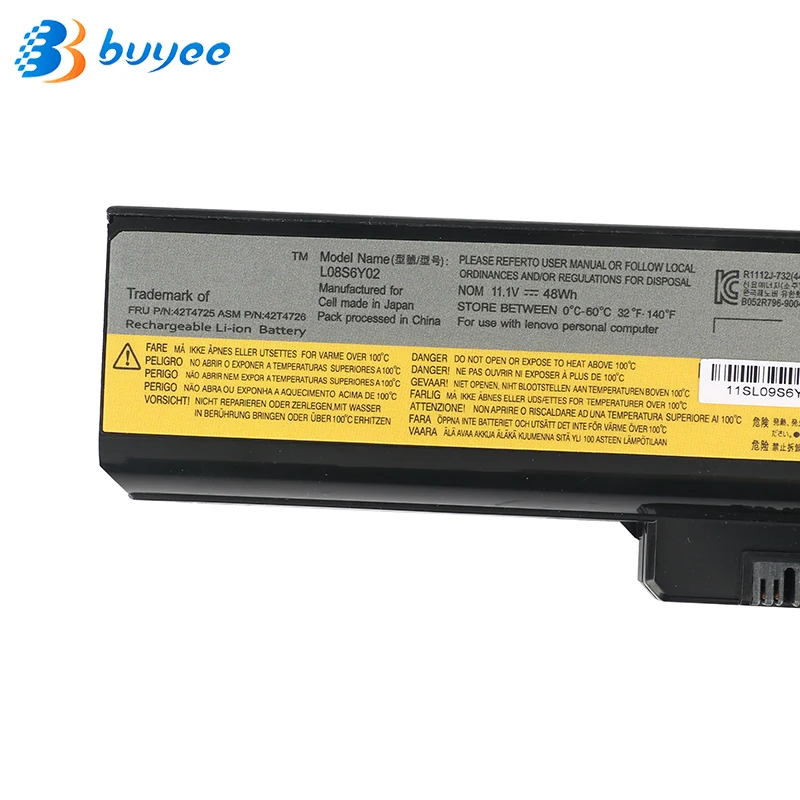 L08S6C02 Оригинальная батарея для Lenovo G430 G450 G455A G530 G550 L08O6C02 LO806D01 L08L6C02 L08L6Y02 L08N6Y02 |