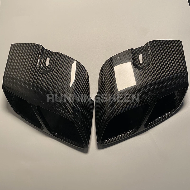 

For Porsche Macan Panamera 971 Carbon Fiber Exhaust Muffler Pipes Fit Porsche 971 Accessories 2017 2018 2019 2020 Car Mufflers