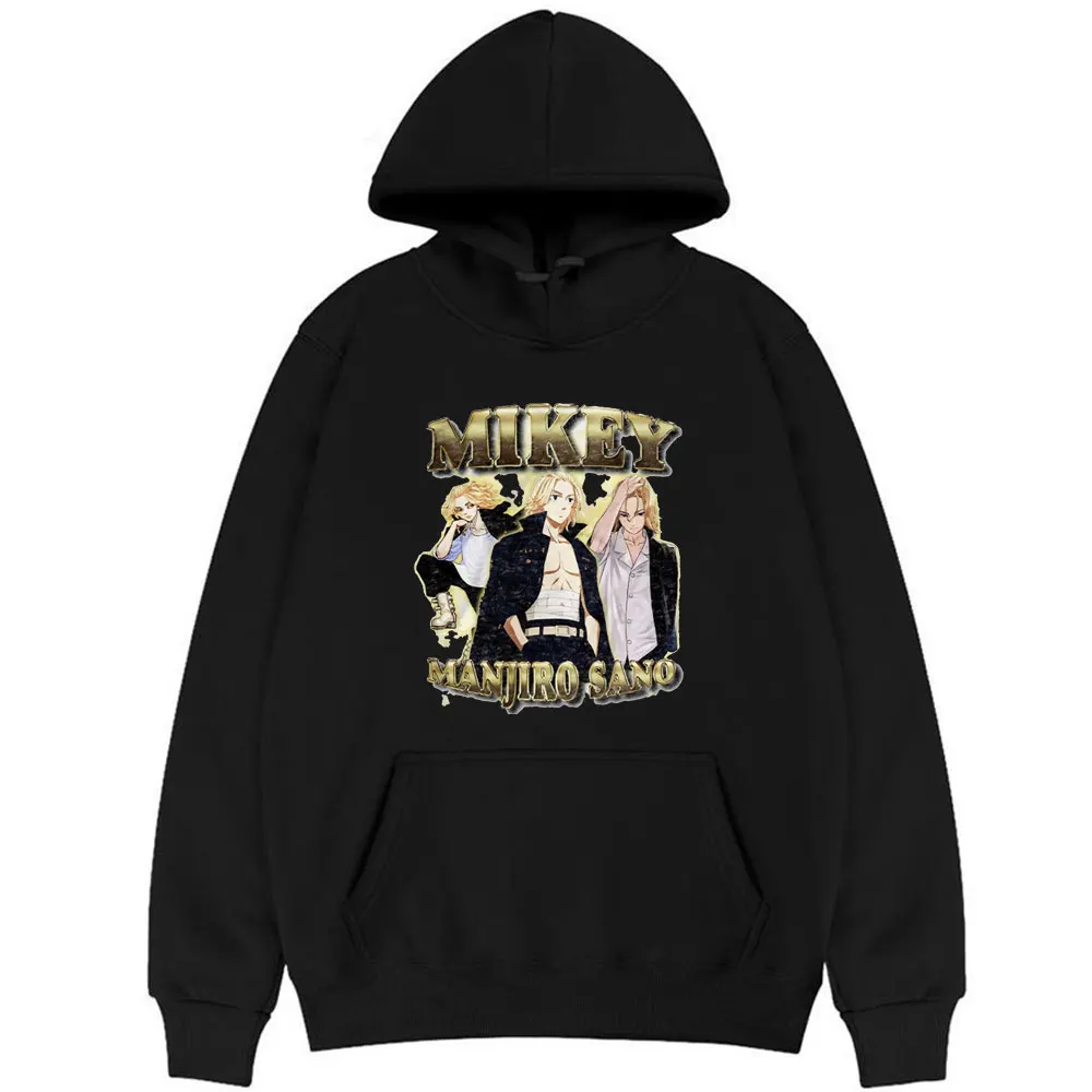 

Japan Anime Men Women Fashion Sweatshirt Mens Oversized Streetwear Tokyo Revengers Hoodie Miket Manjiro Sano Print Hoodies Tops