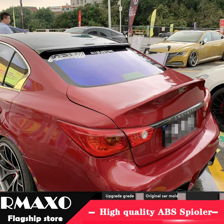 Спойлер на крышу Infiniti Q50 2014-2015 Q50s спойлер из высококачественного АБС-материала