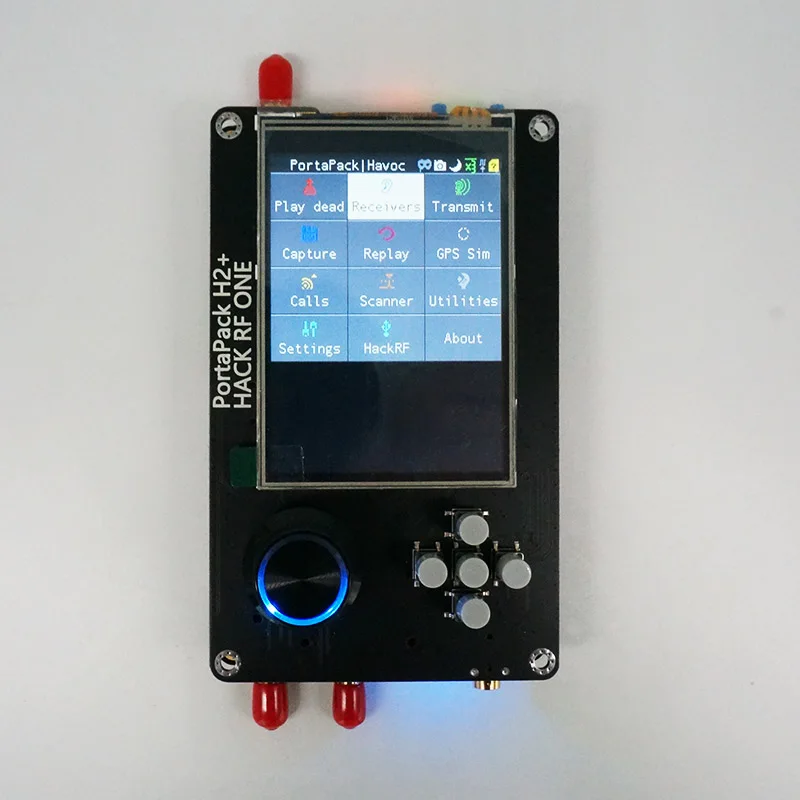 Портативный H2 для HACKRF ONE SDR + 0.5ppm TCXO Аккумулятор 2100 мАч сенсорный ЖК-дисплей 3 2