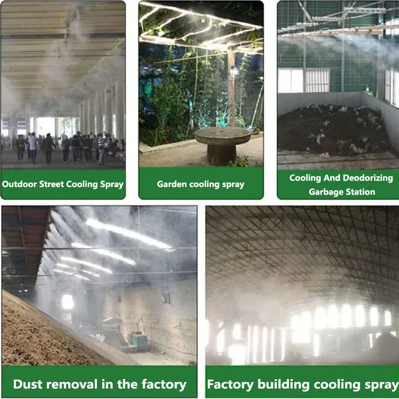 Уличная влажная система охлаждения сада увлажнение орошение набор распылителя