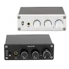 AC-Q3 PRO DAC декодирующий аудио декодер звуковой усилитель с 3,5 мм наушниками для домашнего кинотеатра USB RCA черныйсеребристый (опционально)