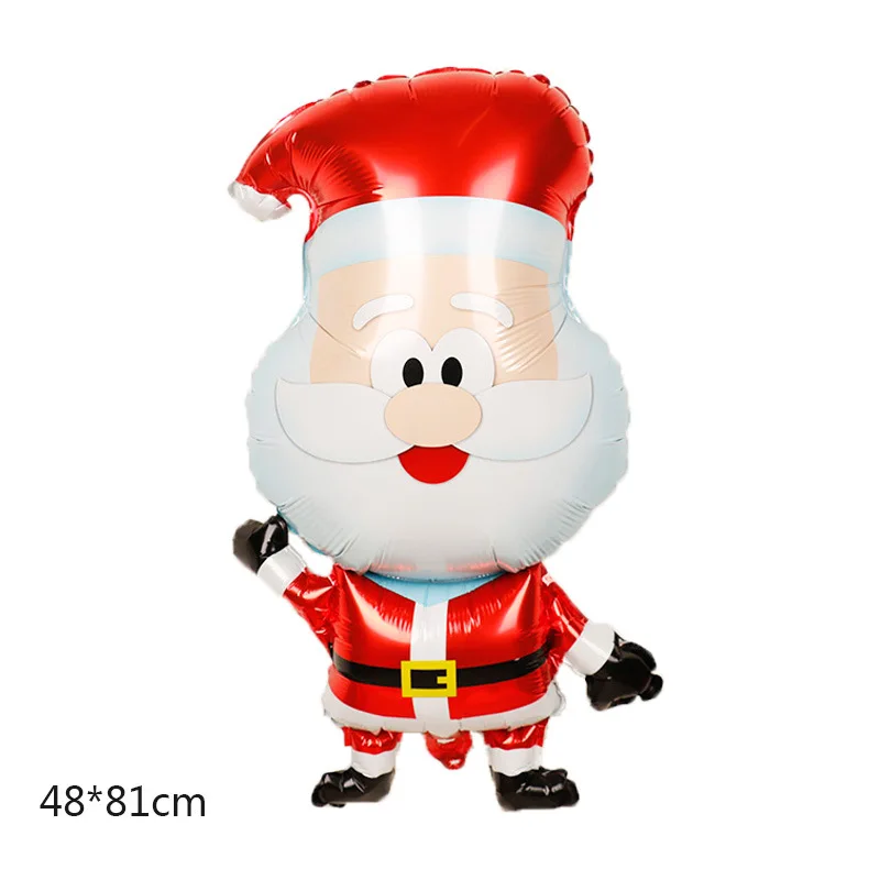 Рождественские фольгированные воздушные шары с оленями снеговиком Санта