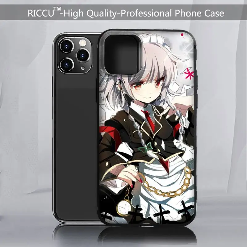 Чехол для телефона с японским Аниме Touhou iphone 11 12 13 Pro 13mini Max X XR XS MAX 7 8 plus 6s 6 2020 se чехлы