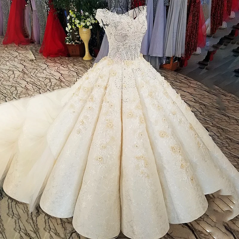 LS54220 Свадебные платья для свадебного шампанского асимметричной юбки длинный