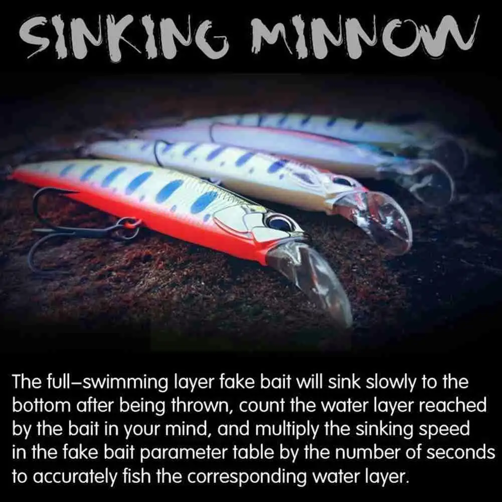 

1pc Fishing Lure Bionic Fishing Bait Sea Fishing Tackle Fishing Tackle Bait Mouth Accessories 21g/110mm Strips Bass White P0U7