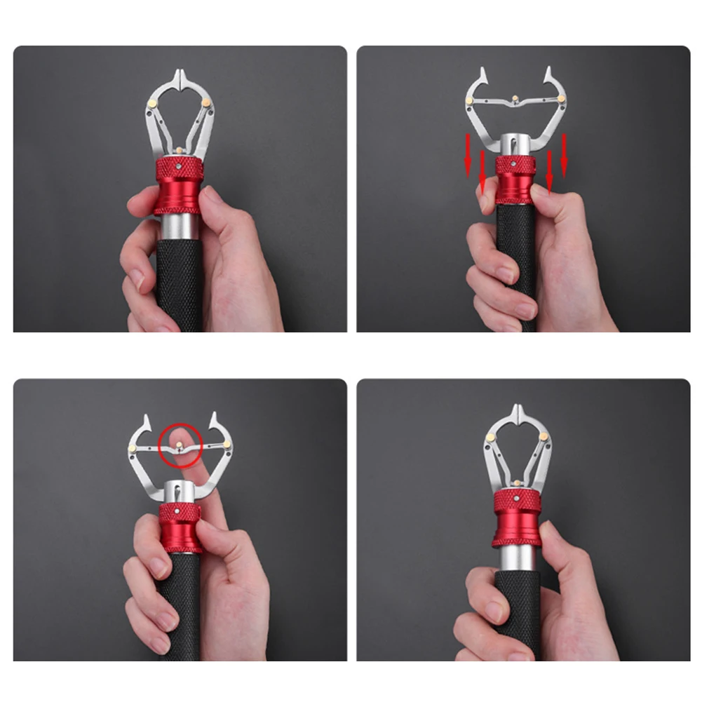 

Fishing Clip Control Fishing Grip Tongs Cutter Plier Aluminum Alloy Tool Fish Body Clamp Gripper Grabber Tackle Tool