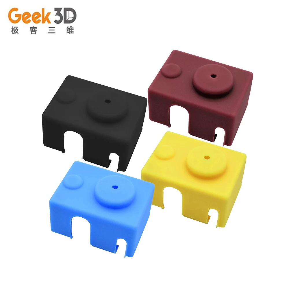 

E3d-V6 PT100 heating block silicone cover high temperature protection cover for 3D printer accessories Silicone sleeve Hot End