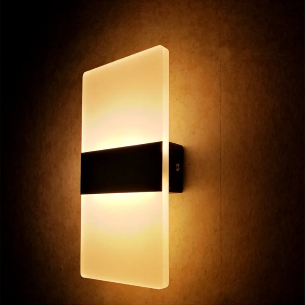 

12W LED Wall Light Bathroom Light Wall Lighting Wandlamp Bedroom Light Retro Decorative Led Lamps Nordic Style Aluminum Lights