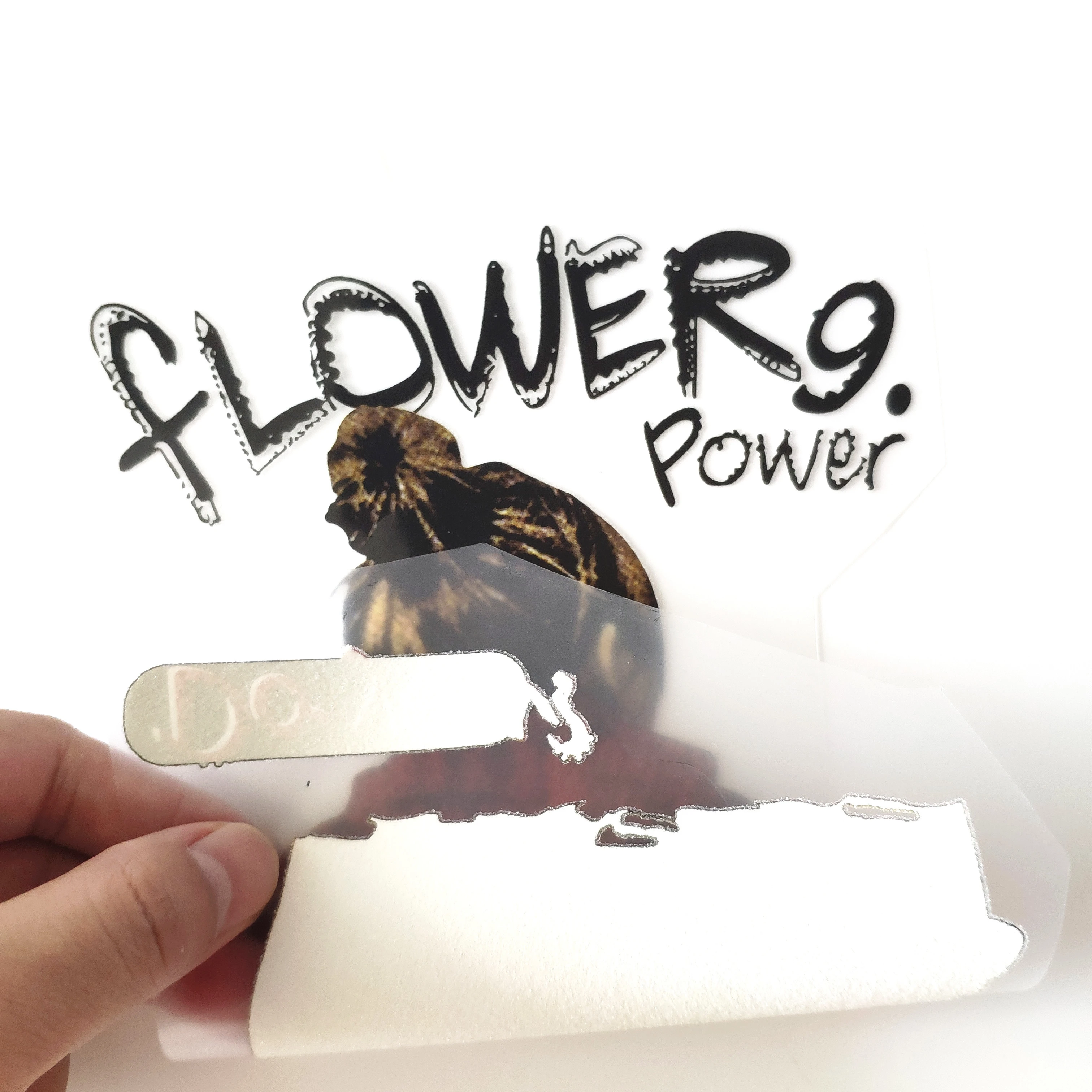 

Patches Flower Power Apparel Accessories Diy Women's Clothing T-shirt Thermal Transfer Paper Sticker for Clothes Spare Parts