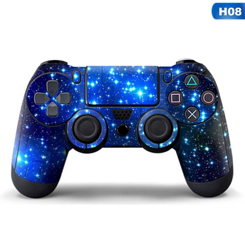H08 Sky Full Cover контроллер наклейки для Playstation 4 Dualshock 4 геймпад виниловые скины наклейки игровая станция 4 кожа - Цвет: H08