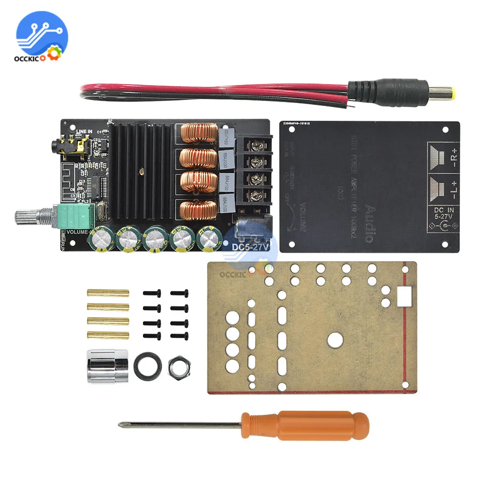 Плата цифрового усилителя TPA3116 100WX2 Bluetooth 5 0 Hi-Fi стерео усилитель мощный домашний