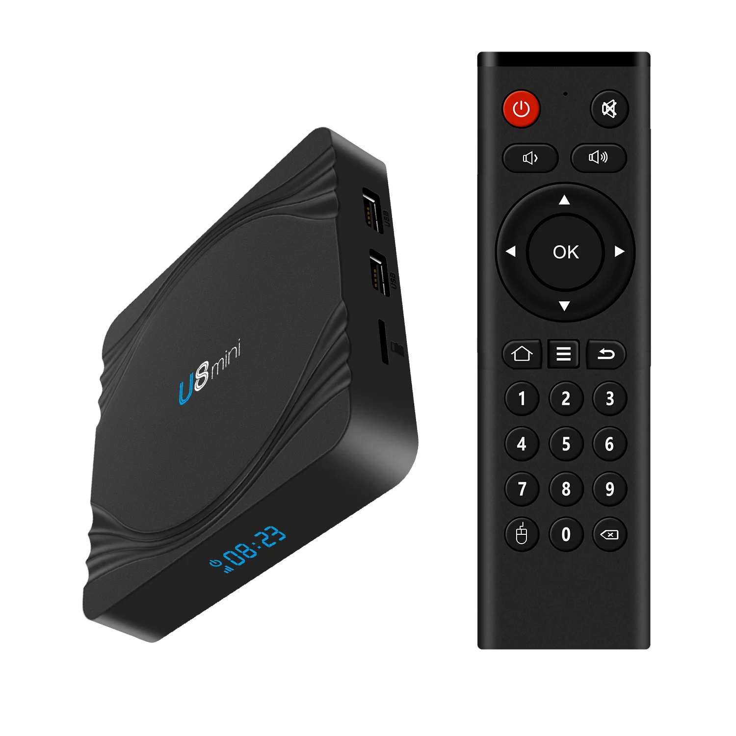 

Global Version IP TV U8 Google Netflix TV Box S 4K Ultra HD Android TV 9.0 HDR 2GB 8GB WiFi Smart Android S Media Player