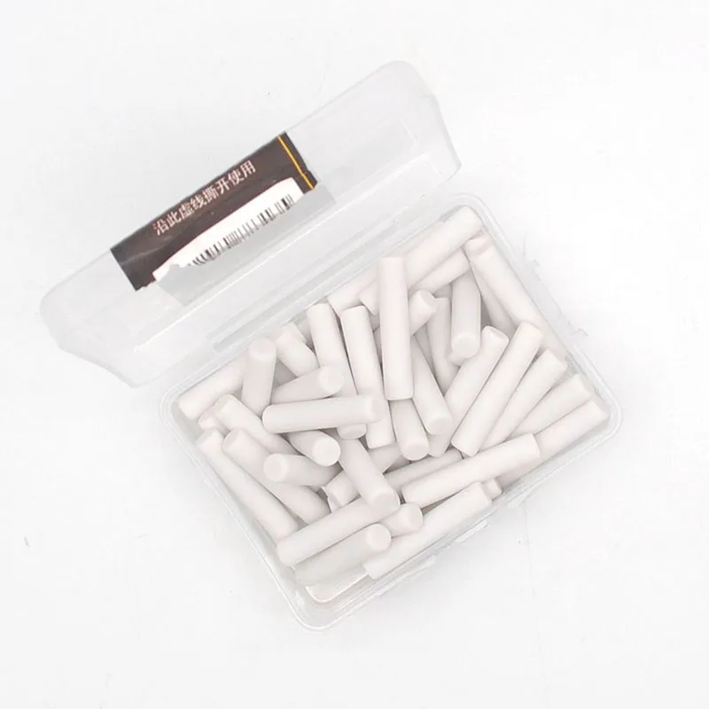 50 шт./компл. белый Электрический вращающийся сменный резиновый ластик Ластики