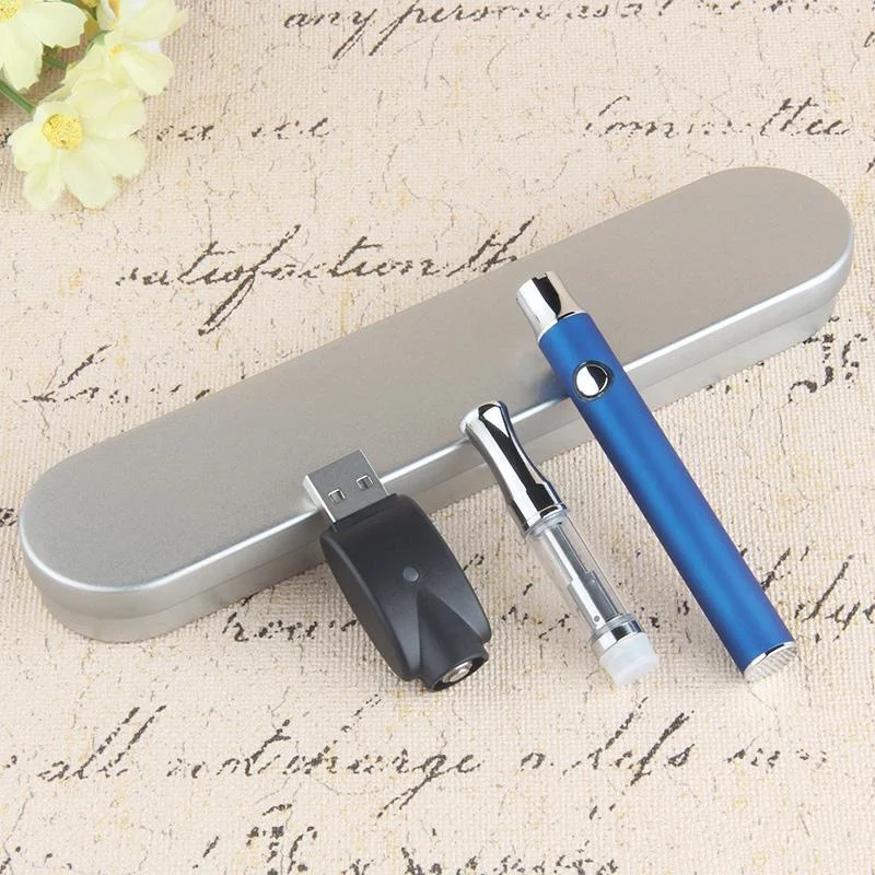 

CBD Vape Pen Kit E Cigarettes with 350mAh 510 Thread Preheat Battery Ceramic Coil Thick Oil Cartridge Atomizer Tank Vaporizer