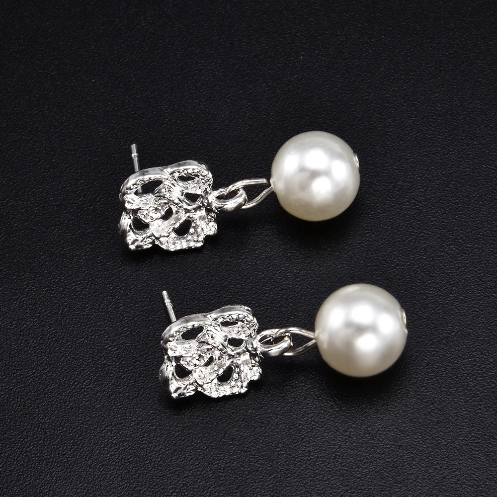 Новые модные жемчужные серьги для женщин с белым натуральным жемчугом ювелирные