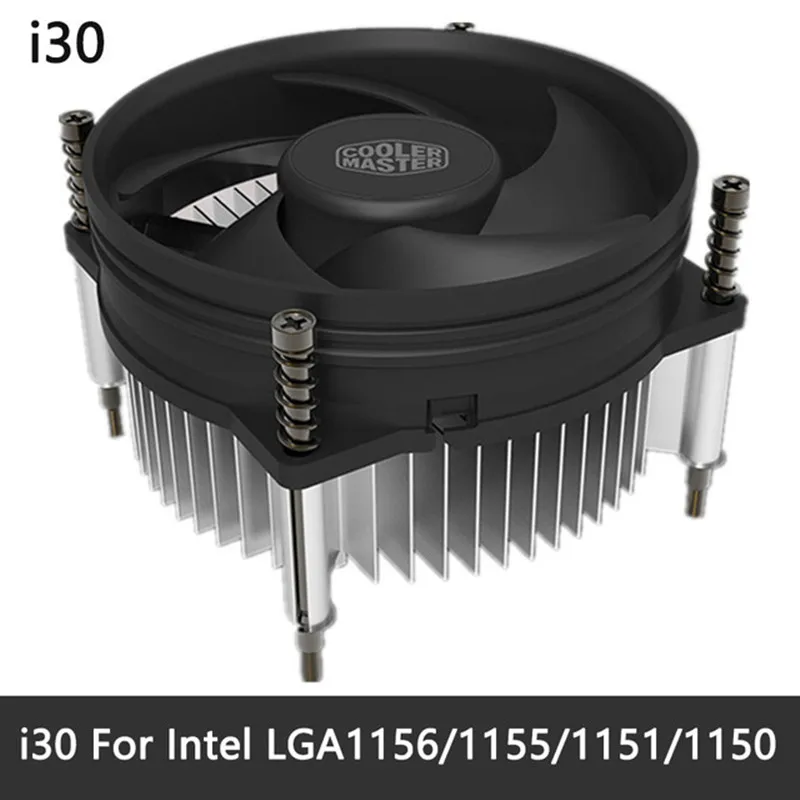 

Cooler Master i30/i50/i50c CPU Cooler Radiator For Intel LGA 775 1150 1151 1155 1156 95mm Quiet Cooling Fan