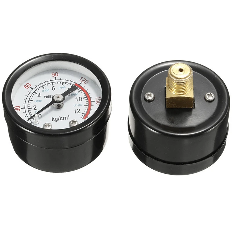 

Air Compressor Pressure Valve Switch Manifold Relief Regulator Gauges 90~120 Psi 240V 17X15.5X19Cm