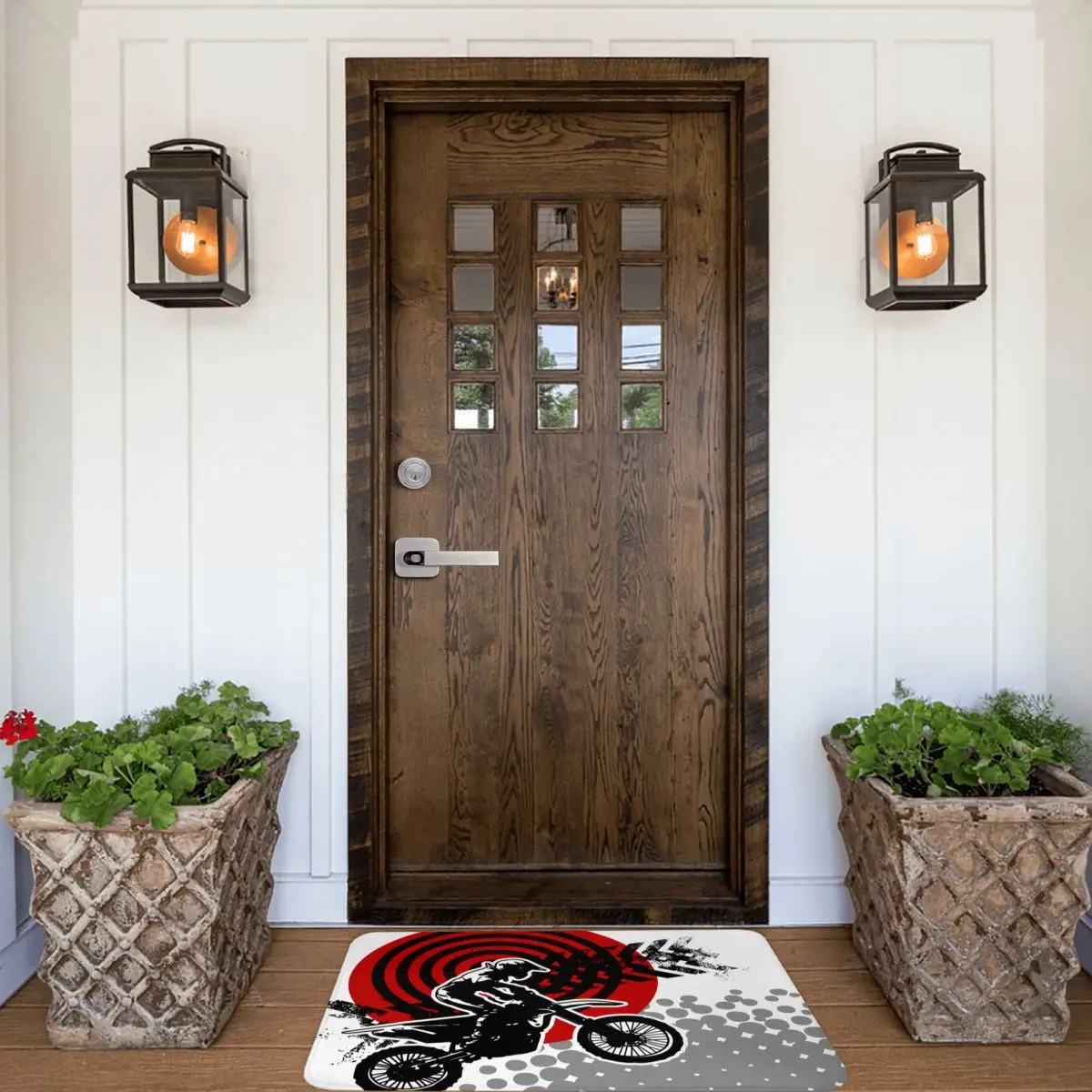 Коврик дверной 40x60 см для мотокросса велосипеда-внедорожника с обозначением шин