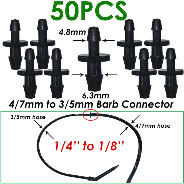 KESLA 20 шт. пластиковый колючий шланг 3/5 мм для капельного орошения