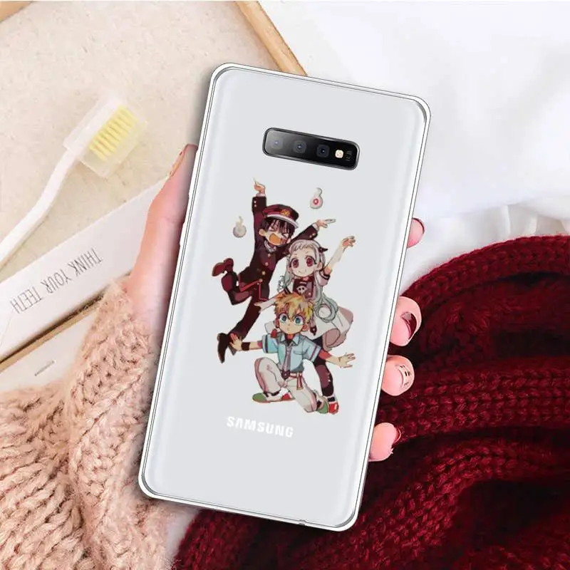 

Jibaku Shounen Hanako kun Phone Case Clear Transparent for samsung A 21s 50 71 S 8 9 20 note 10 20 plus ultra