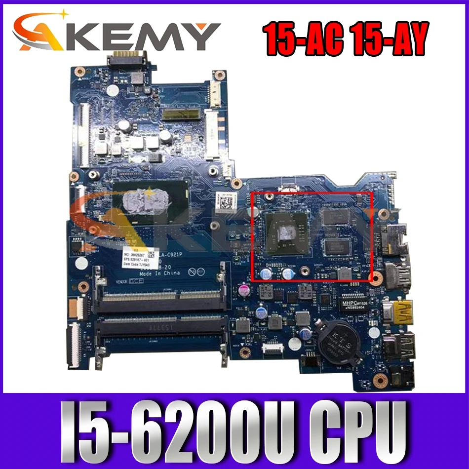 

823084-601 823084-501 для HP TPN-C125 15-AC 15-AY 250 G4 I5-6200U материнская плата для ноутбука ASL50 LA-C921P DDR3L материнская плата для ноутбука