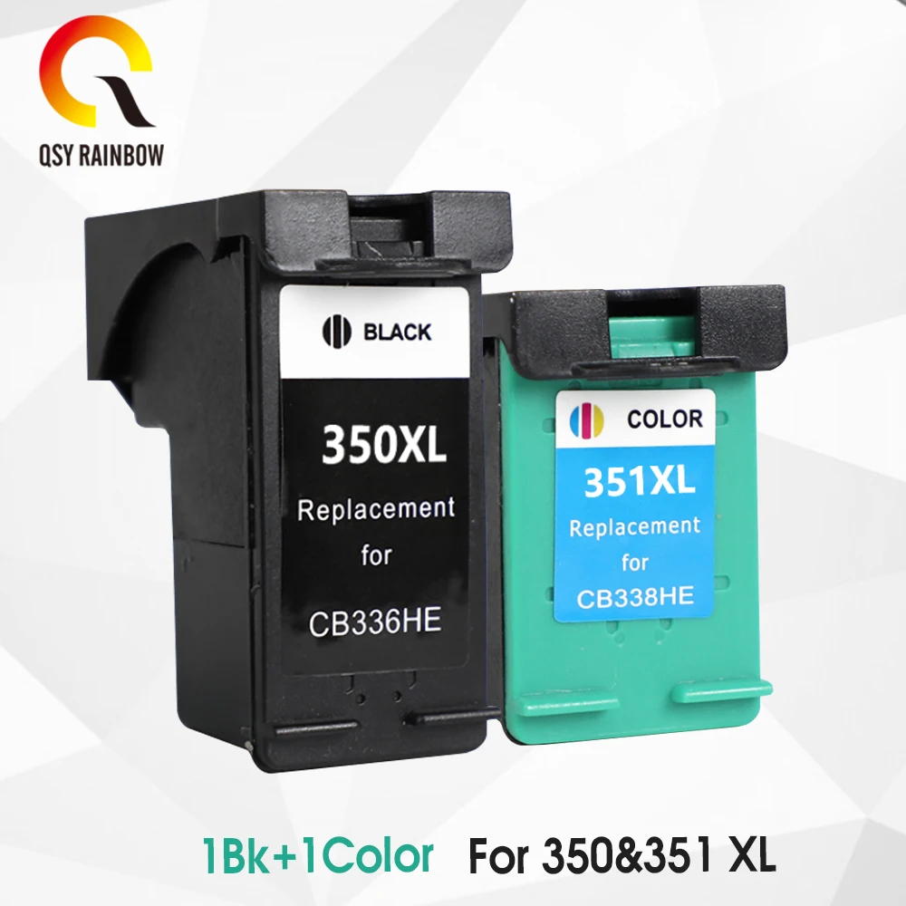 QSYRAINBOW пополнен 350XL 351XL картридж Замена для HP 350 351 hp чернильный с чернилами Deskjet D4260