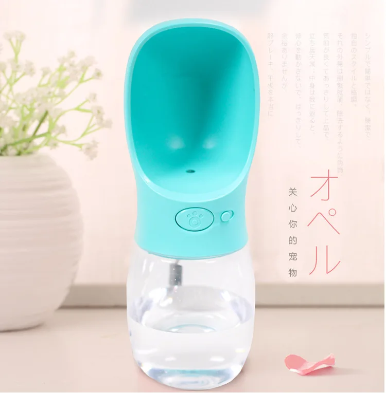 Стакан для ухода за питомцами переносной дорожный чайник из стекла миски воды