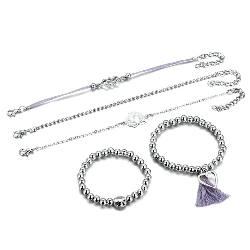 Богемные браслеты и искусственные бриллианты в стиле бохо очаровательный