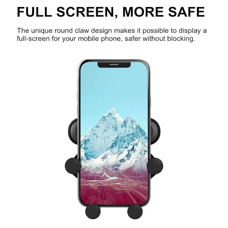 Новый автомобильный держатель телефона на вентиляции ударопрочный дизайн для