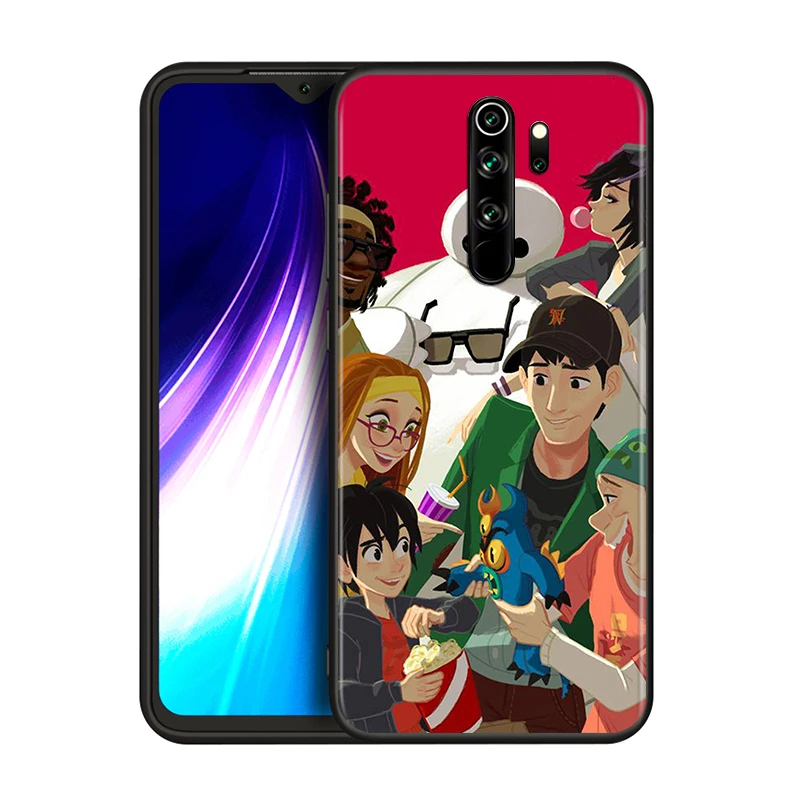 

Disney Big Hero 6 For Xiaomi Redmi 9i 9T 9A 9C 9 8A 8 GO 7 7A S2 Y2 6 6A 5 5A 4X Prime Pro Plus Black Phone Case