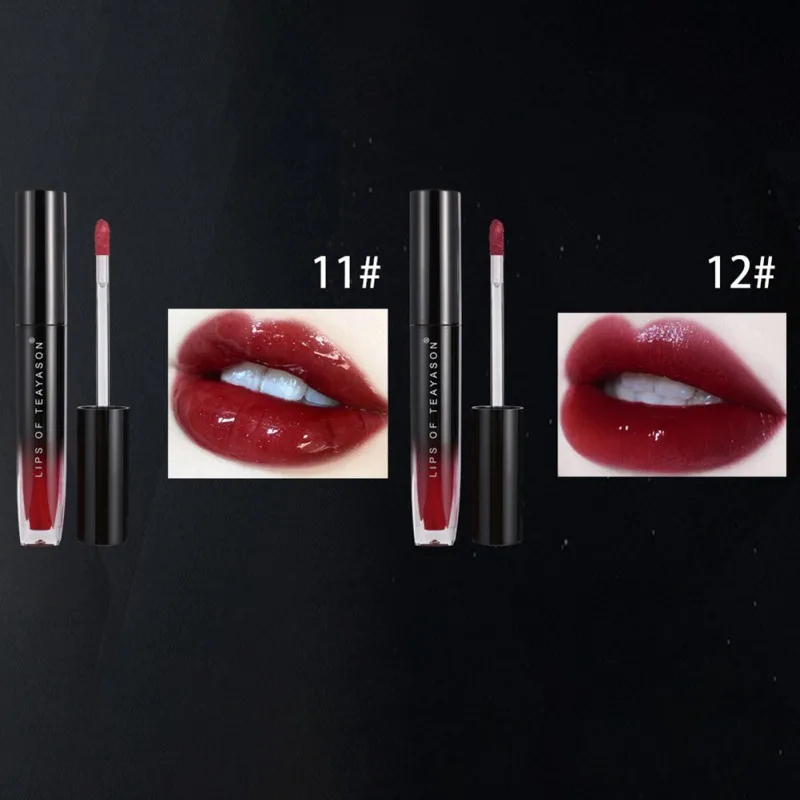 Бархатная матовая розовая Золотая глазурь для губ жидкий блеск стойкий