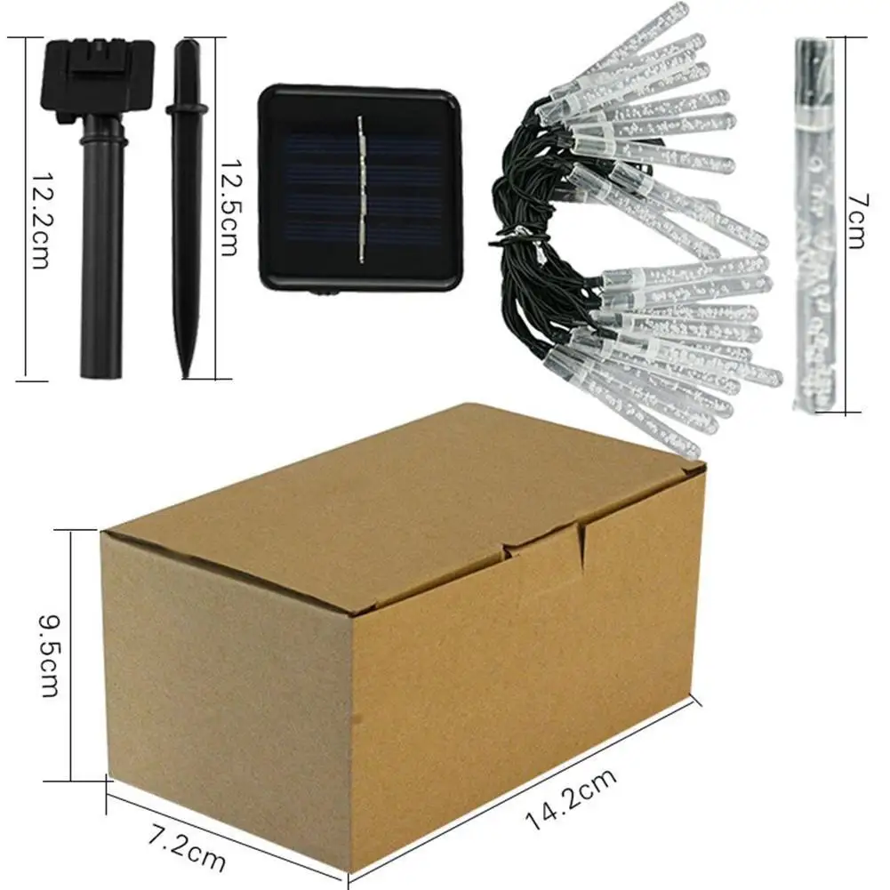 20 светодиодный Светодиодный светильник на солнечной батарее наружная