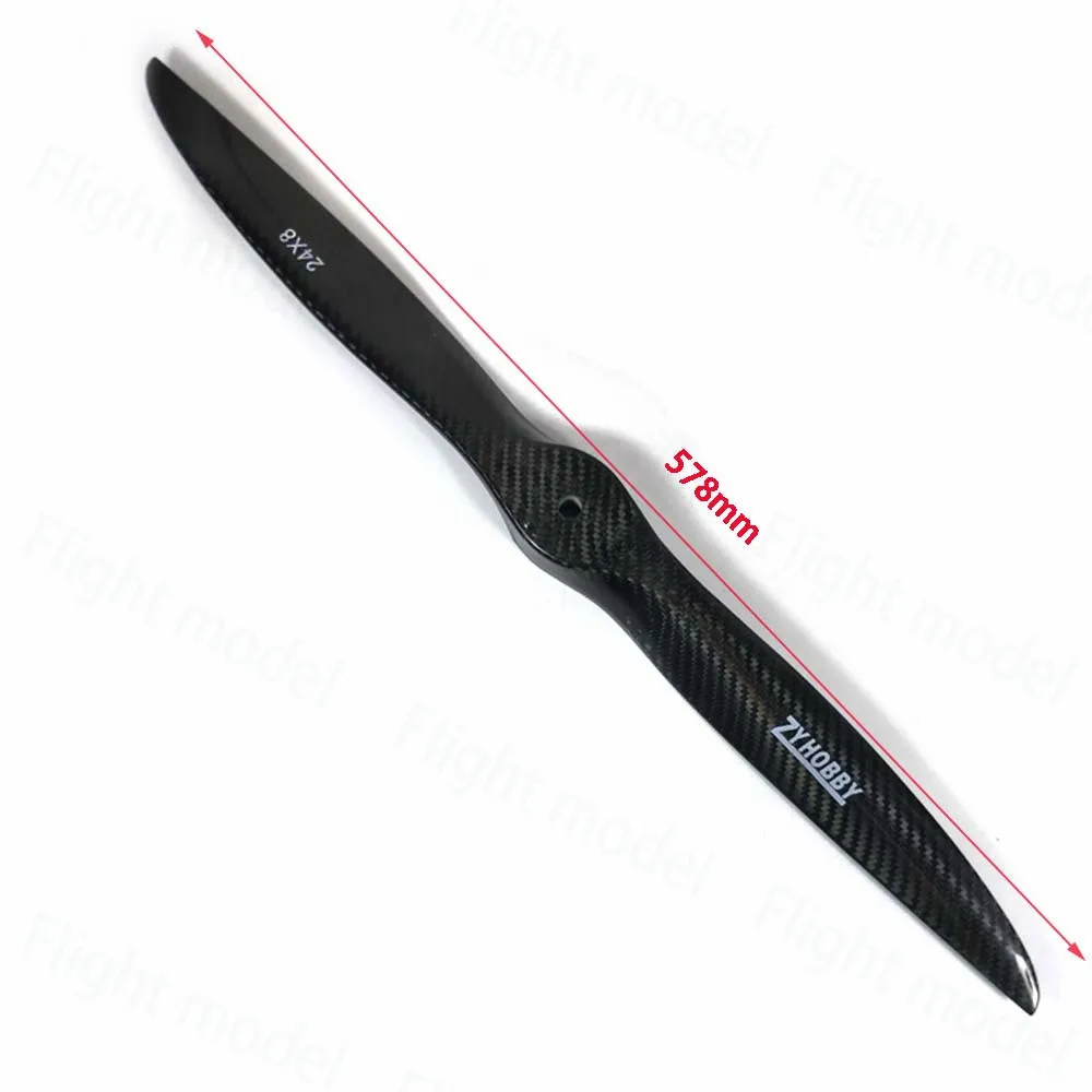 H&eacute;lice de fibra de carbono superfuerte Acro para avi&oacute;n de Gas de ala fija RC, 19x8, 19x10, 20x8, 22x10, 23x8, 23x10, 1 unidad-4