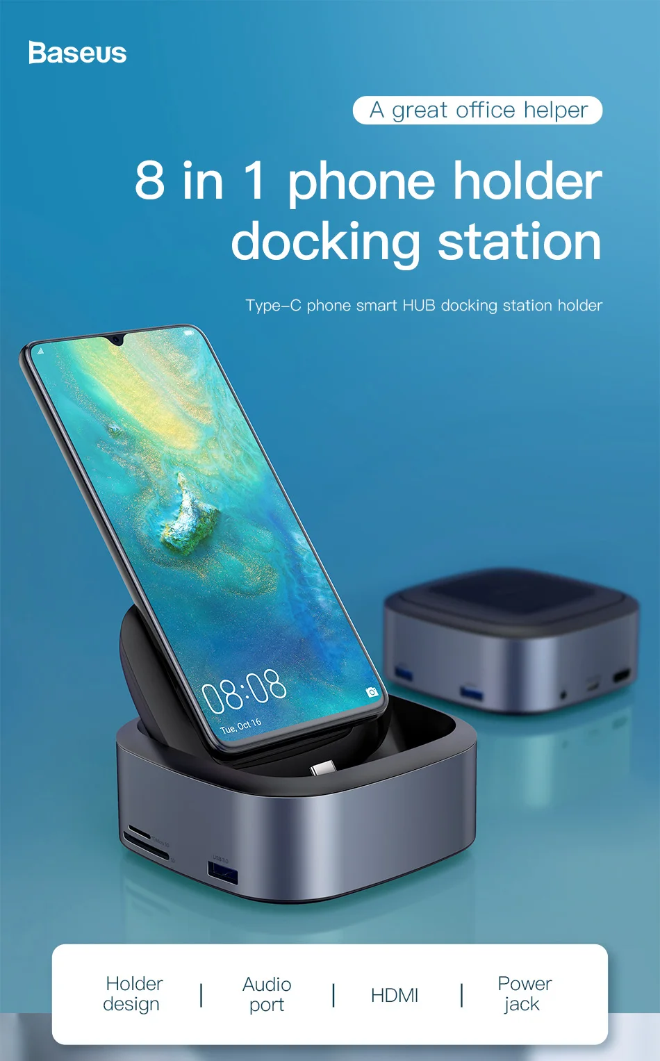 Baseus концентратор USB type c к HDMI 4k USB 3,0 концентратор type-c PD адаптер питания для MackBook Pro Air Qi Беспроводное зарядное устройство USB-C разветвитель