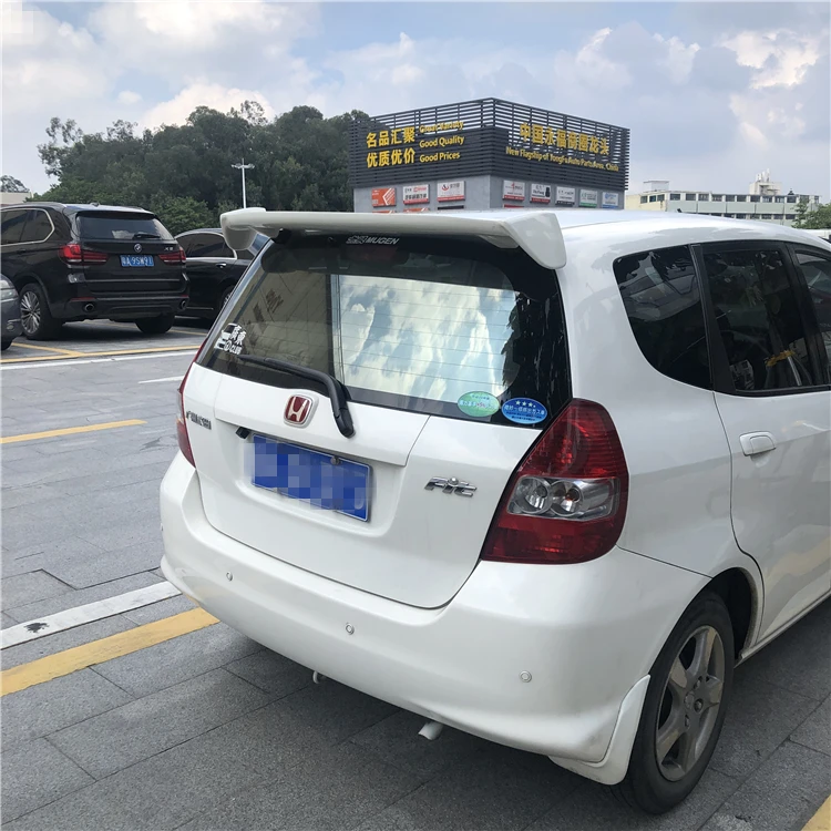 Спойлер для Fit 2004-2007 Honda Jazz спойлер WYK ABS пластик Материал заднее крыло автомобиля