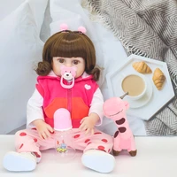 baby reborn doll 48cm silicone body gifts for children with box ig 500
