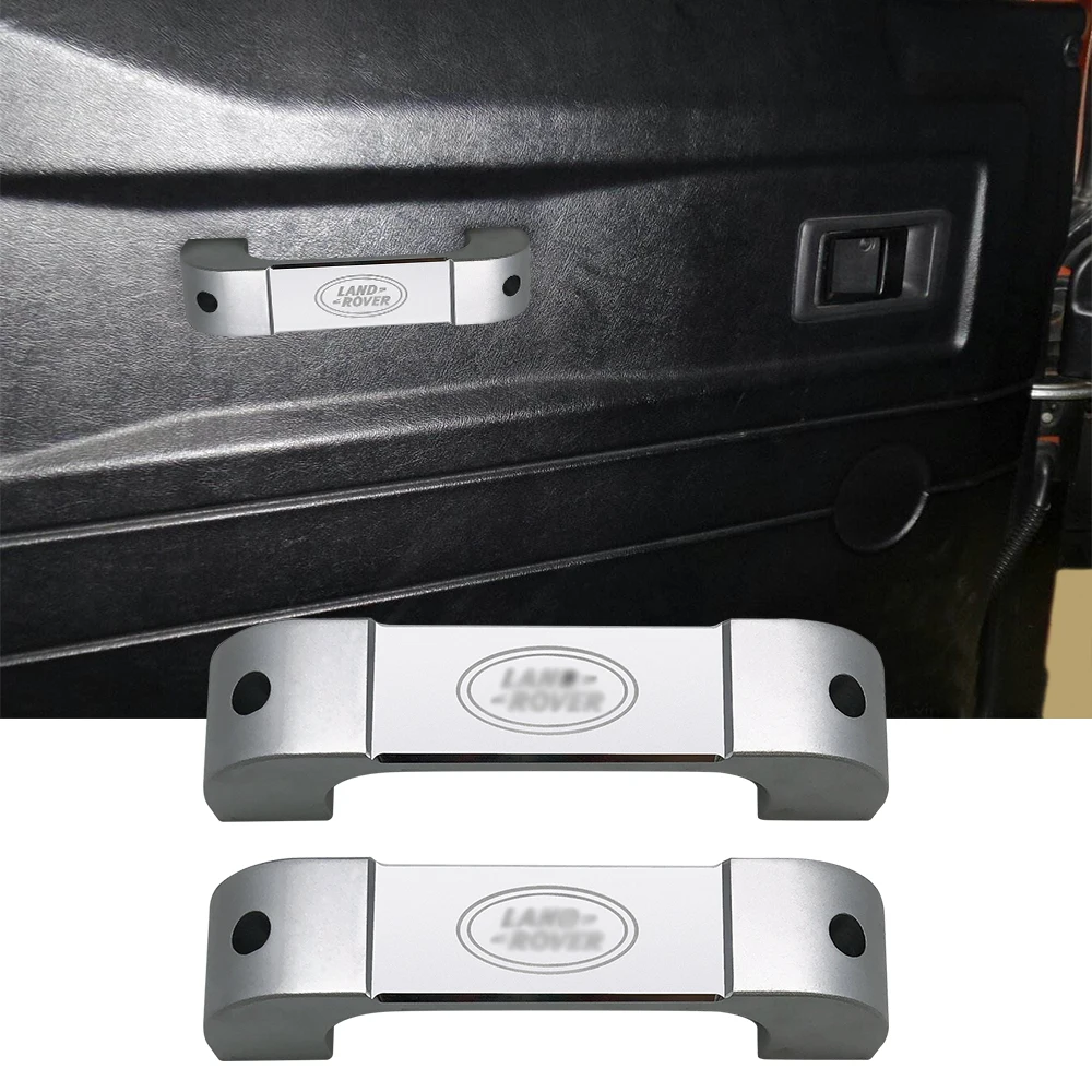 

Car Interior Aluminum Alloy black Door Handle Trim for Land Rover Defender 110 90 2008 2009 2010 2011 2012 2013 2014 2015 2016