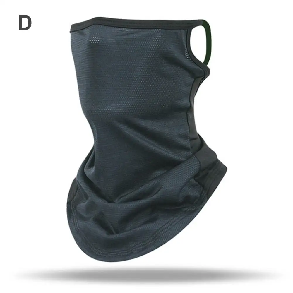 

Windproof Ice Silk Motorcycle Cycling Half Face Mask Summer Sunscreen UV Protection Breathable Cycling Masks Outdoor Scarves
