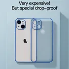 Прозрачный силиконовый чехол для iphone 12 Pro Max 11 13 X XR XS 7 8 plus