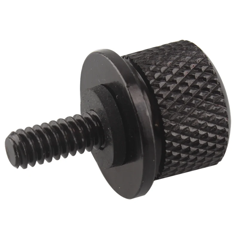 Motorcycle Rear Fender Passenger Seat Bolt Screw Knob Cover For Harley Sportster XL 883 1200 Dyna Softail Touring Black Aluminum |