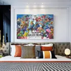 Super удар Брос. Потрясающий постер, искусство стен на холсте, постеры для гостиной, спальни, картина