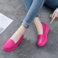 tenis feminino women tennis shoes tenis platform sneakers outdoor sports solid color breathable leather footwear zapatos mujer