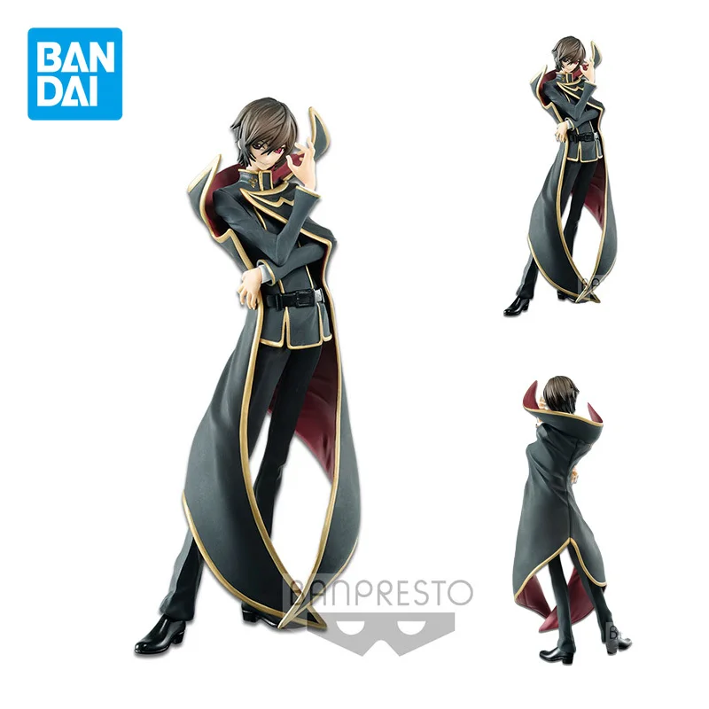 

Bandai Genuine CODE GEASS Lelouch of the Rebellion 24CM EXQ Figure Ver.2 Lelouch Lamperouge Anime Action Figures Kids Toys Gifts