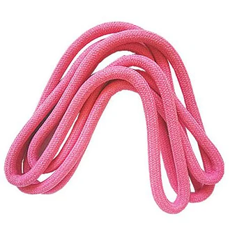Pink 3 М Радуга Цвет Ритмическая гимнастика веревка сплошная конкуренция женский гимнастка искусство тренировочная веревка, прочные резиновые ремни, гимнастический спортивный Бодибилдинг - Цвет: Pink