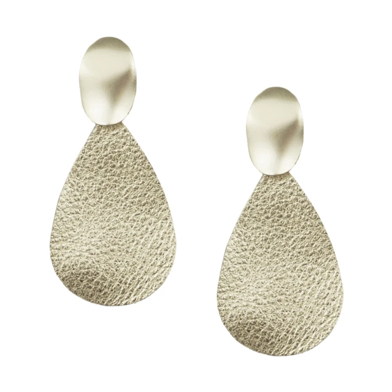 Женские серьги капельки M & G из натуральной кожи|Серьги-подвески| |