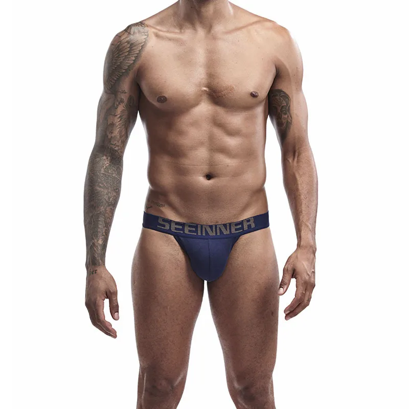 Мужское нижнее белье seeinside пикантное с заниженной талией трусы высокой посадкой